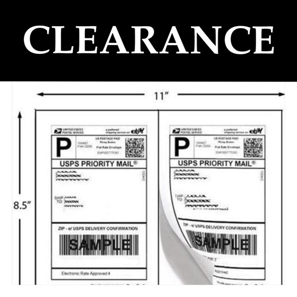 Office | Clearance 10 Labels 50 Sheets Postage Labels | Poshmark
